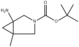 TERT-BUTYL 1-AMINO-5-METHYL-3-AZABICYCLO[3.1.0]HEXANE-3-CARBOXYLATE Structure