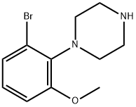 1-(2-bromo-6-methoxyphenyl)piperazine Structure