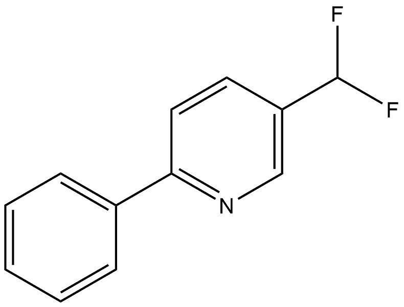 5-(Difluoromethyl)-2-phenylpyridine Structure