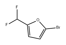 Furan, 2-bromo-5-(difluoromethyl)- Structure