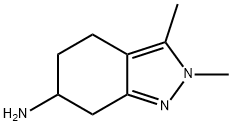 2,3-dimethyl-4,5,6,7-tetrahydro-2H-indazol-6-amin
e Structure