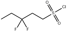 3,3-difluoropentane-1-sulfonyl chloride Structure