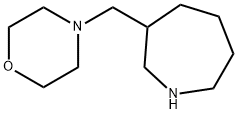 1H-Azepine, hexahydro-3-(4-morpholinylmethyl)- Structure