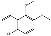 Benzaldehyde, 6-chloro-2,3-dimethoxy- Structure