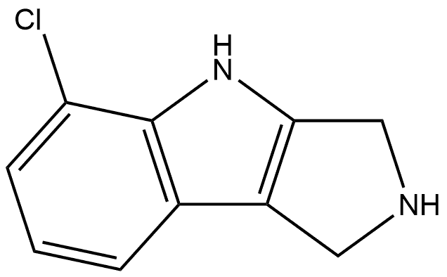 5-chloro-1H,2H,3H,4H-pyrrolo[3,4-b]indole Structure