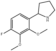 2-(4-fluoro-2,3-dimethoxyphenyl)pyrrolidine Structure