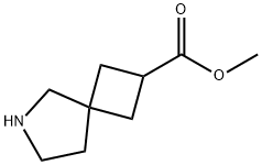 6-Azaspiro[3.4]octane-2-carboxylic acid, methyl ester Structure