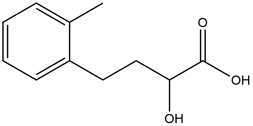 2-Hydroxy-4-(o-tolyl)butanoic acid Structure