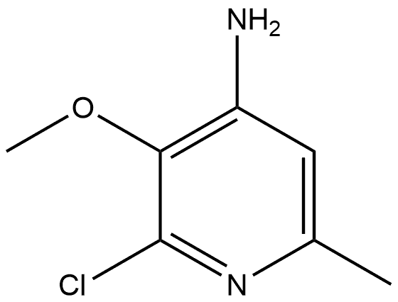 2-chloro-3-methoxy-6-methylpyridin-4-amine Structure