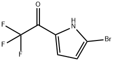 Ethanone, 1-(5-bromo-1H-pyrrol-2-yl)-2,2,2-trifluoro- 구조식 이미지