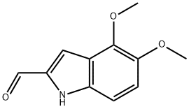 4,5-Dimethoxy-1H-indole-2-carboxaldehyde Structure