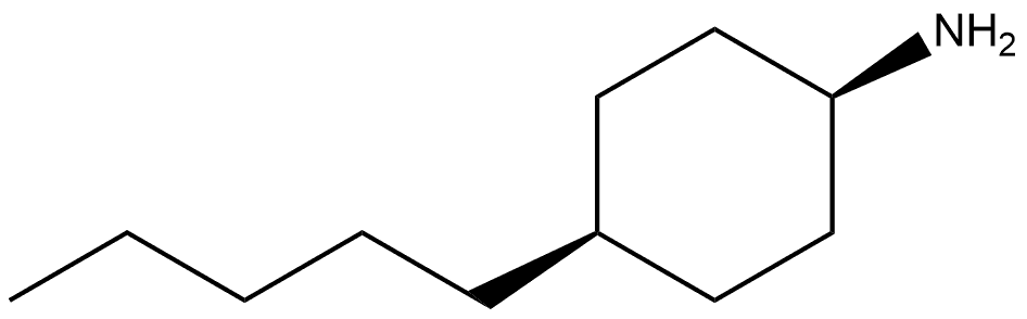 cis-4-Pentylcyclohexanamine Structure