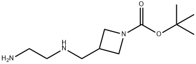 tert-butyl 3-{[(2-aminoethyl)amino]methyl}azetidine-1-carboxylate dihydrochloride Structure