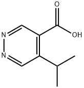 5-isopropylpyridazine-4-carboxylic acid Structure