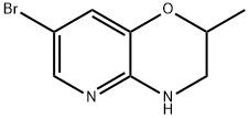 7-Bromo-2-methyl-3,4-dihydro-2H-pyrido[3,2-b][1,4]oxazine Structure
