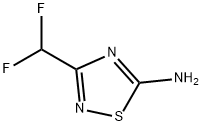 3-(difluoromethyl)-1,2,4-thiadiazol-5-amine Structure