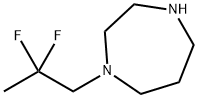 1-(2,2-Difluoro-propyl)-[1,4]diazepane Structure