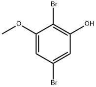 Phenol, 2,5-dibromo-3-methoxy- Structure