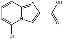 Imidazo[1,2-a]pyridine-2-carboxylic acid, 5-hydroxy- 구조식 이미지