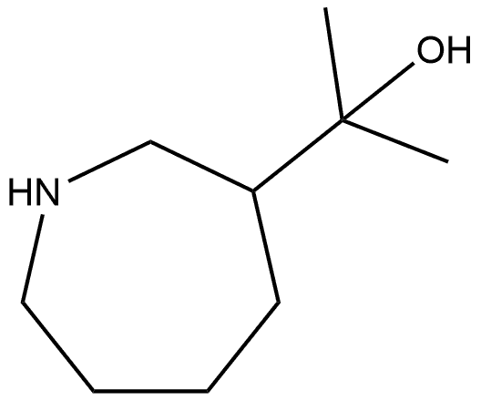 1H-Azepine-3-methanol, hexahydro-α,α-dimethyl- Structure