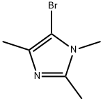 1H-Imidazole, 5-bromo-1,2,4-trimethyl- Structure