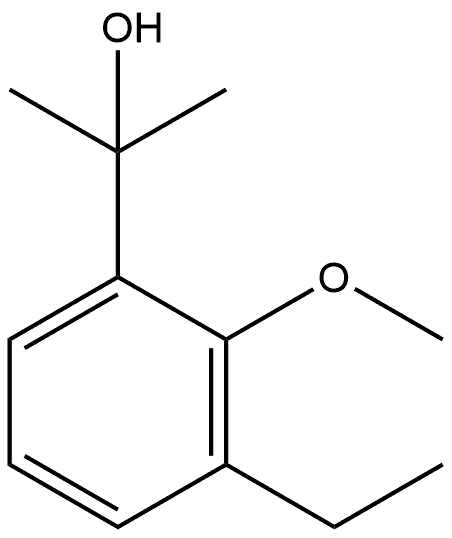 3-Ethyl-2-methoxy-α,α-dimethylbenzenemethanol Structure