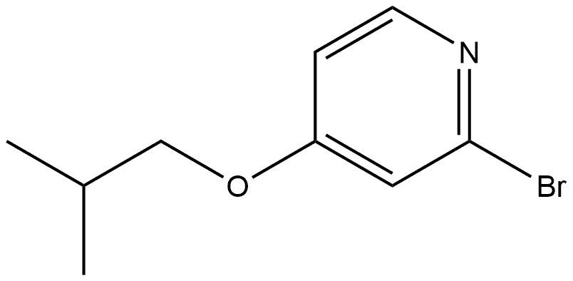 2-Bromo-4-(2-methylpropoxy)pyridine Structure