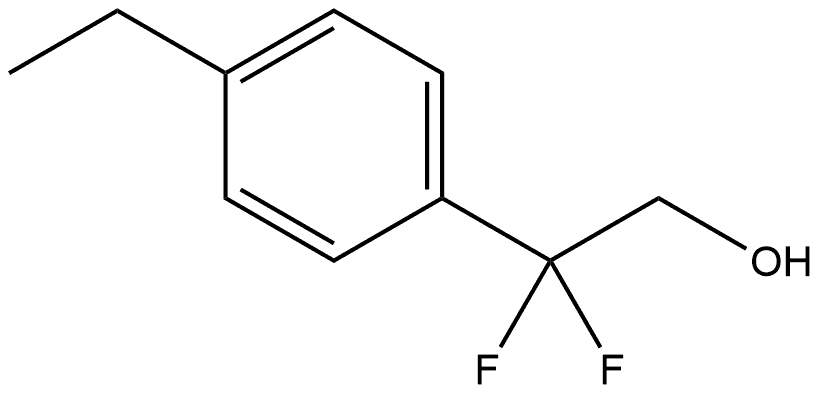 2-(4-ethylphenyl)-2，2-difluoroethan-1-ol Structure