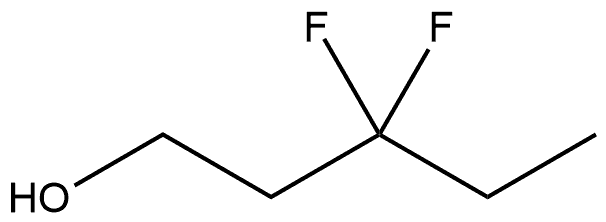 3,3-Difluoro-1-pentanol Structure