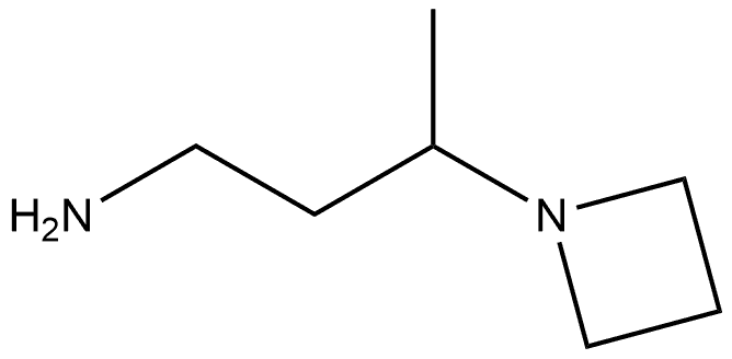 3-(azetidin-1-yl)butan-1-amine Structure
