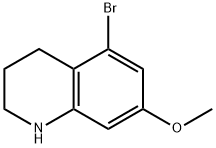 5-bromo-7-methoxy-1,2,3,4-tetrahydroquinoline Structure