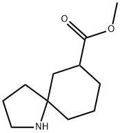 1-Azaspiro[4.5]decane-7-carboxylic acid, methyl ester Structure