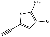 2-Thiophenecarbonitrile, 5-amino-4-bromo- Structure