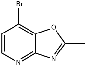 7-Bromo-2-methyl-[1,3]oxazolo[4,5-b]pyridine 구조식 이미지