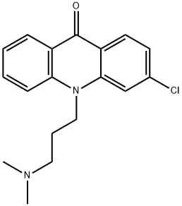 3-Chloro-10-[3-(dimethylamino)propyl]-9(10H)-Acridinone Structure