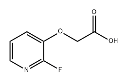 Acetic acid, 2-[(2-fluoro-3-pyridinyl)oxy]- Structure