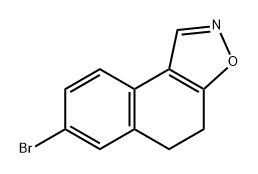 Naphth[1,2-d]isoxazole, 7-bromo-4,5-dihydro- Structure