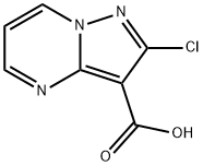 Pyrazolo[1,5-a]pyrimidine-3-carboxylic acid, 2-chloro- Structure