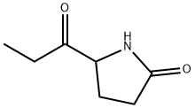 5-(1-Oxopropyl)-2-pyrrolidinone 구조식 이미지