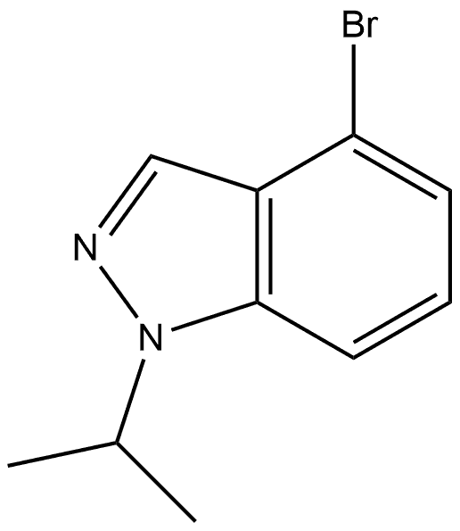 4-Bromo-1-isopropyl-1H-indazole Structure