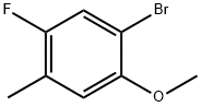 1-Bromo-5-fluoro-2-methoxy-4-methylbenzene Structure