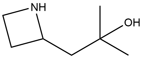 2-Azetidineethanol, α,α-dimethyl- Structure