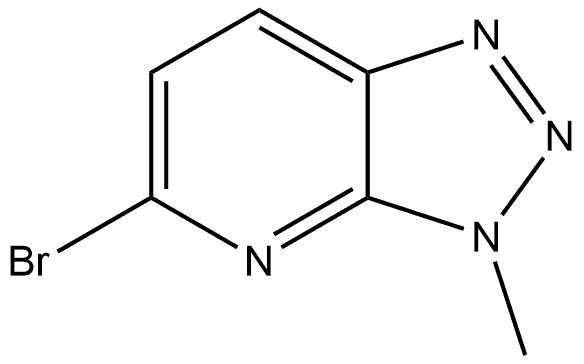 5-Bromo-3-methyl-3H-1,2,3-triazolo[4,5-b]pyridine Structure