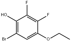 6-Bromo-4-ethoxy-2,3-difluorophenol Structure