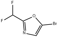 Oxazole, 5-bromo-2-(difluoromethyl)- Structure