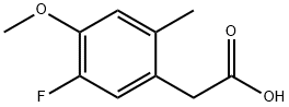 2-(5-fluoro-4-methoxy-2-methylphenyl)acetic acid Structure