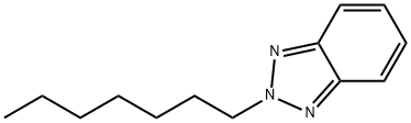 2-Heptylbenzotriazole Structure