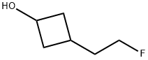 3-(2-fluoroethyl)cyclobutan-1-ol Structure