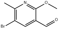 5-bromo-2-methoxy-6-methylpyridine-3-carbaldehyde Structure