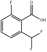 2-(difluoromethyl)-6-fluorobenzoic acid 구조식 이미지